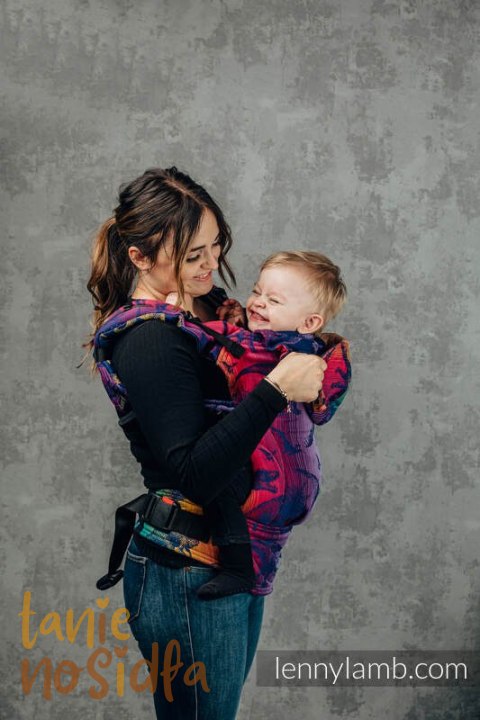 Nosidełko Ergonomiczne LennyGo z tkaniny żakardowej 100% bawełna , Toddler Size - PARK JURAJSKI - NOWA ERA