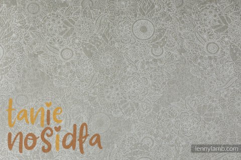 Nosidełko LennyLight z tkaniny żakardowej, 55% bawełna, 45% len, rozmiar standard - DZIKIE WINO - PATH
