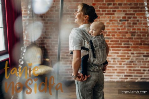 Nosidełko LennyLight z tkaniny żakardowej (63% Bawełna, 37% Jedwab), rozmiar standard - SZKICE NATURY - EPIC