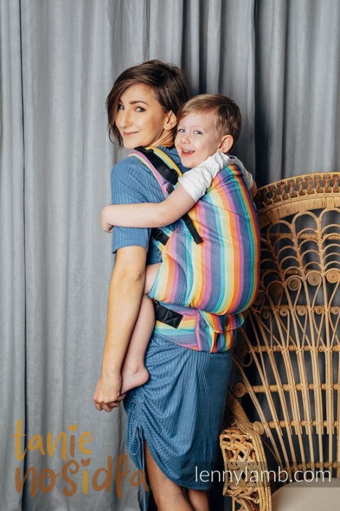 Nosidełko LennyPreschool z tkaniny skośno-krzyzowej 100% bawełna, rozmiar preschool - LUNA Nosidełko LennyPreschool z tkaniny skośno-krzyzowej 100% bawełna, rozmiar preschool - LUNA