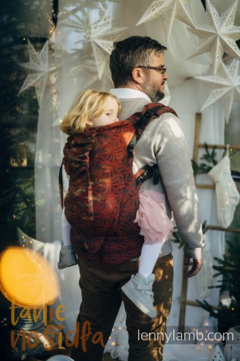 Nosidełko LennyPreschool z tkaniny żakardowej 100% bawełna, rozmiar preschool - INFINITY - GERDA