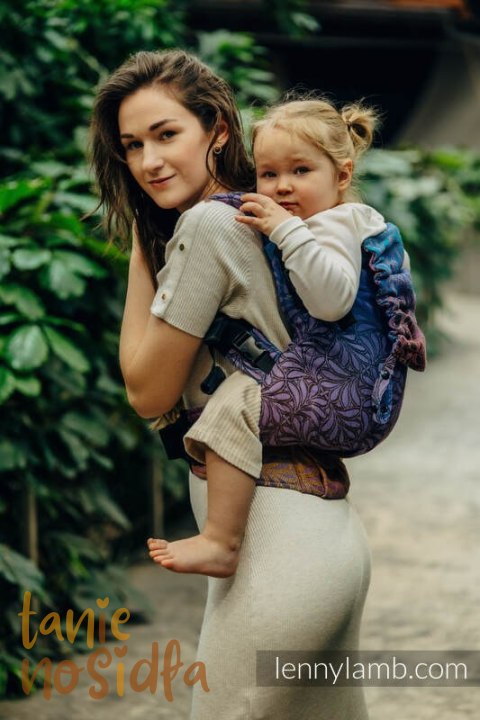 Nosidełko LennyPreschool z tkaniny żakardowej 100% bawełna, rozmiar preschool - INFINITY - ROLLER