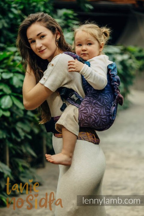 Nosidełko LennyPreschool z tkaniny żakardowej 100% bawełna, rozmiar preschool - INFINITY - ROLLER