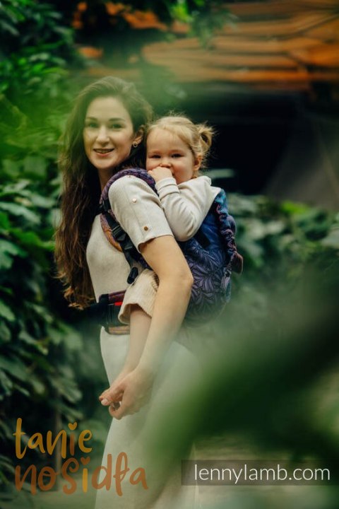 Nosidełko LennyPreschool z tkaniny żakardowej 100% bawełna, rozmiar preschool - INFINITY - ROLLER