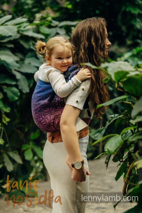 Nosidełko LennyPreschool z tkaniny żakardowej 100% bawełna, rozmiar preschool - INFINITY - ROLLER