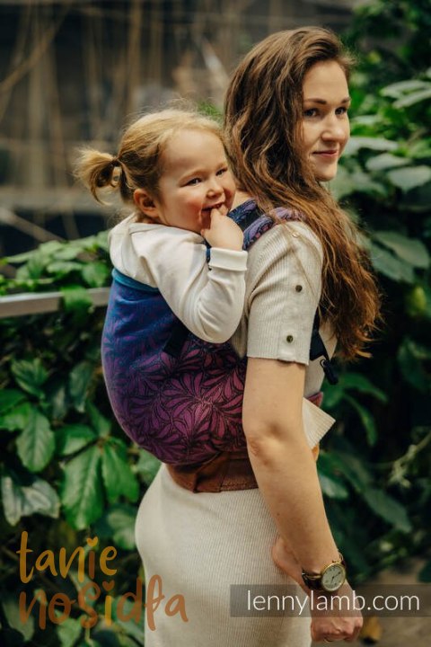Nosidełko LennyPreschool z tkaniny żakardowej 100% bawełna, rozmiar preschool - INFINITY - ROLLER