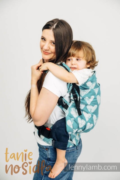 Nosidełko LennyPreschool z tkaniny żakardowej 100% bawełna, rozmiar preschool - LOVKA PETITE - BOUNDLESS