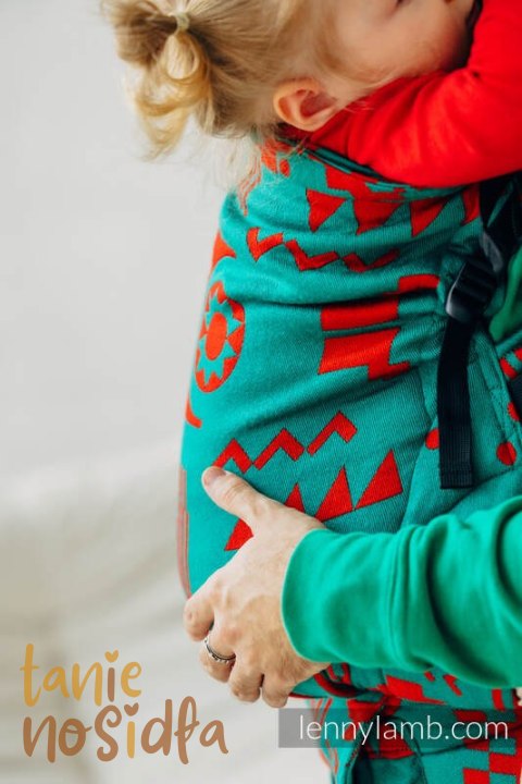 Nosidełko LennyPreschool z tkaniny żakardowej, rozmiar preschool (74% wełna merino, 26% bawełna czesana) - EKSPERYMENT nr 28 Nosidełko LennyPreschool z tkaniny żakardowej, rozmiar preschool (74% wełna merino, 26% bawełna czesana) - EKSPERYMENT nr 28