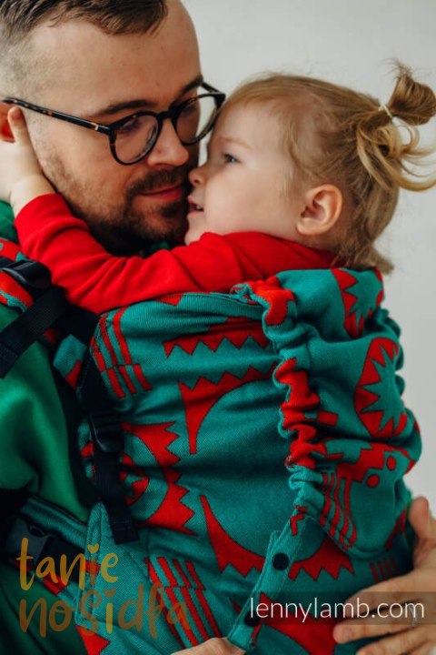 Nosidełko LennyPreschool z tkaniny żakardowej, rozmiar preschool (74% wełna merino, 26% bawełna czesana) - EKSPERYMENT nr 28 Nosidełko LennyPreschool z tkaniny żakardowej, rozmiar preschool (74% wełna merino, 26% bawełna czesana) - EKSPERYMENT nr 28