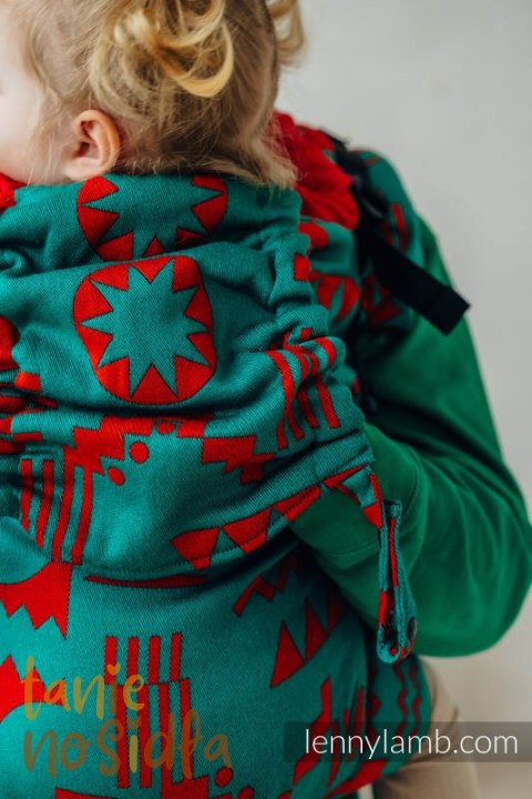 Nosidełko LennyPreschool z tkaniny żakardowej, rozmiar preschool (74% wełna merino, 26% bawełna czesana) - EKSPERYMENT nr 28 Nosidełko LennyPreschool z tkaniny żakardowej, rozmiar preschool (74% wełna merino, 26% bawełna czesana) - EKSPERYMENT nr 28