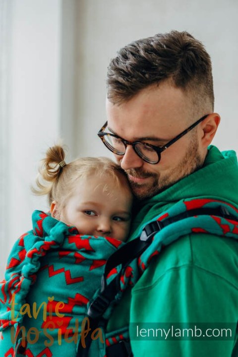 Nosidełko LennyPreschool z tkaniny żakardowej, rozmiar preschool (74% wełna merino, 26% bawełna czesana) - EKSPERYMENT nr 28 Nosidełko LennyPreschool z tkaniny żakardowej, rozmiar preschool (74% wełna merino, 26% bawełna czesana) - EKSPERYMENT nr 28