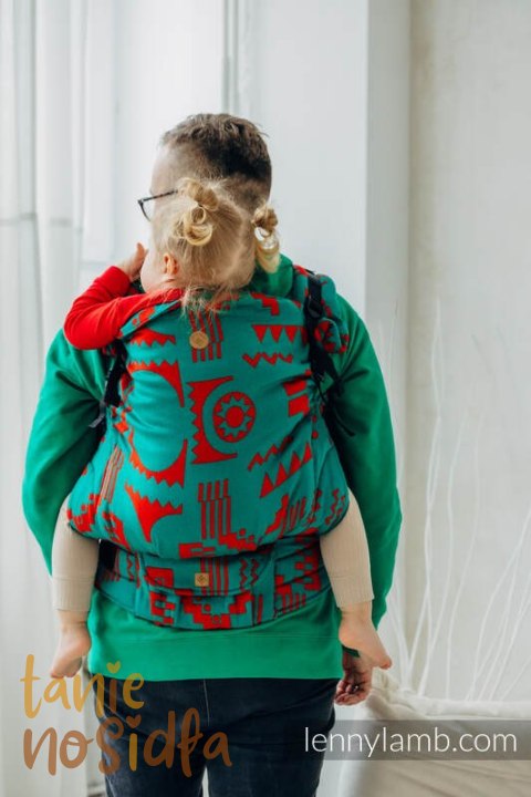 Nosidełko LennyPreschool z tkaniny żakardowej, rozmiar preschool (74% wełna merino, 26% bawełna czesana) - EKSPERYMENT nr 28 Nosidełko LennyPreschool z tkaniny żakardowej, rozmiar preschool (74% wełna merino, 26% bawełna czesana) - EKSPERYMENT nr 28
