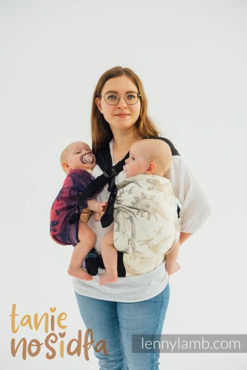 Nosidełko LennyTwin, rozmiar standard - MULTIPATTERN (wybierasz każde nosidełko w innym wzorze)