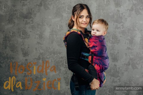 Nosidełko LennyUpGrade z tkaniny żakardowej 100% bawełna , rozmiar standard - PARK JURAJSKI - NOWA ERA