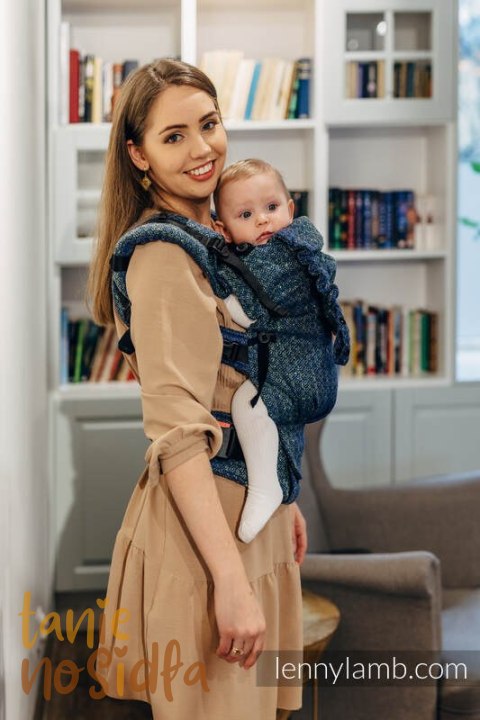 Nosidełko LennyUpGrade z tkaniny żakardowej 62% Bawełna 38% Jedwab Tussah, rozmiar standard - LITTLE LOVE - NEO