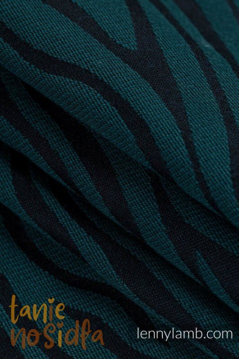 Nosidełko LennyUpGrade z tkaniny żakardowej (63% bawełna, 37% wełna merino), rozmiar standard - ZEBRA - SAVANNA